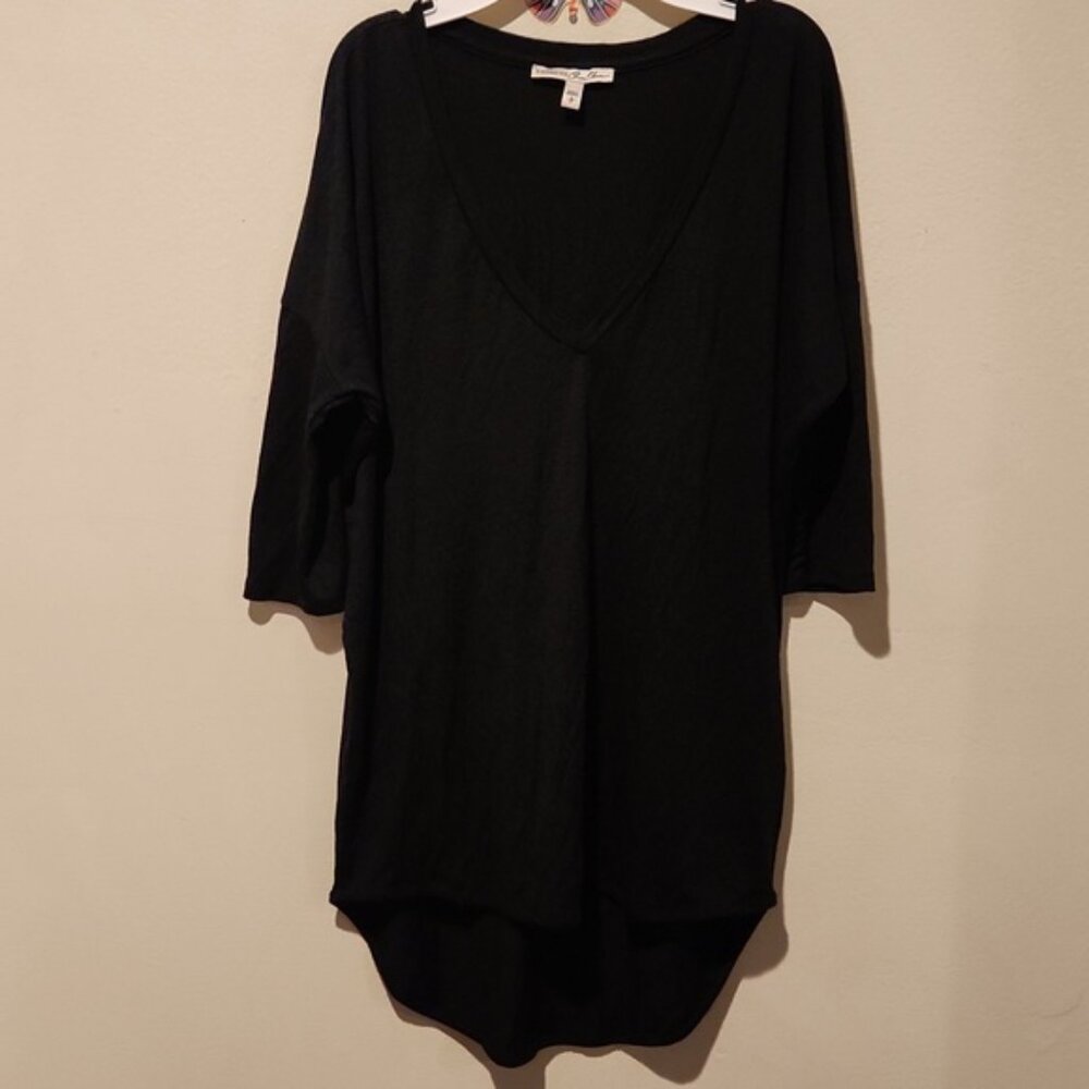 ❤ EXPRESS ONE ELEVEN KNIT SUPER SOFT DOLMAN 3/4 SLEEVE SLOUCHY TOP, SMALL